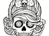 Coloriage Halloween Tete De Mort Coloriage T Te De Mort Mexicaine 20 Dessins Imprimer