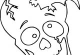 Coloriage Halloween Tete De Mort Coloriage Tête De Mort Halloween à Imprimer