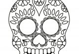 Coloriage Halloween Tete De Mort Coloriage Tête De Mort Mexicaine 20 Dessins à Imprimer