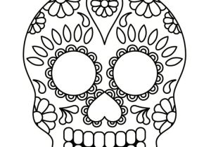 Coloriage Halloween Tete De Mort Coloriage Tête De Mort Mexicaine 20 Dessins à Imprimer