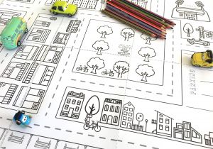 Coloriage Hand Spinner A Imprimer Ta Ville   Colorier Un Jeu De Route   Imprimer