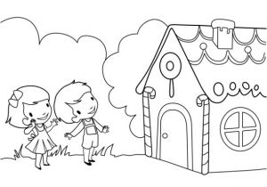 Coloriage Hansel Et Gretel Maternelle Coloriage 3 6 Ans Hansel Et Gretel