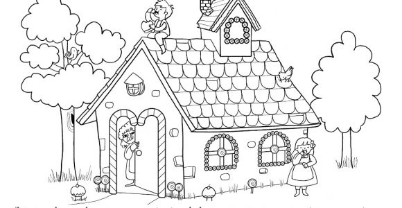 Coloriage Hansel Et Gretel Maternelle Coloriage à Imprimer Hansel Et Gretel