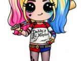 Coloriage Harley Quinn Kawaii Harley Quinn by Draw so Cute Art Pinterest