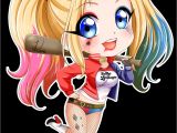 Coloriage Harley Quinn Kawaii Harley Quinn Chibi Png by Karis Coba Harley Quinn