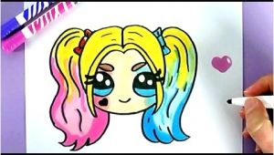 Coloriage Harley Quinn Kawaii Ment Dessiner Harley Quinn Kawaii