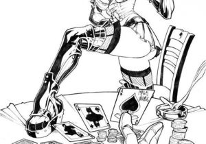 Coloriage Harley Quinn Suicid Squad Harley Suicide Squad Coloring Pages Printable