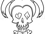 Coloriage Harley Quinn Suicid Squad Step 6 Draw Suicide Squad Harley Quinn Skull