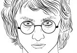 Coloriage Harry Potter Colorier Coloriage Daniel Radcliffe Harry Potter à Imprimer