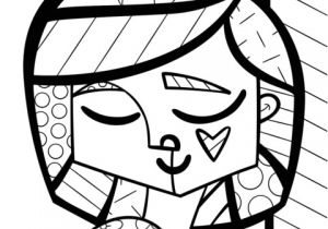 Coloriage Heidi à Imprimer Coloriage Bonne Fille Par Romero Britto Catégories Romero Britto
