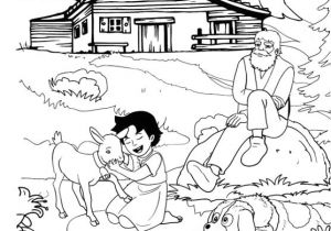 Coloriage Heidi Montagne Coloriage Chalet Les Beaux Dessins De Meilleurs Dessins   Imprimer