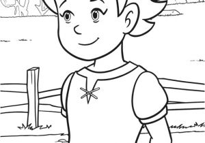 Coloriage Heidi Montagne Coloriage Heidi Princesse De La Montagne