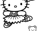 Coloriage Hello Kitty Danseuse Coloriage Hello Kitty Danseuse