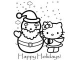 Coloriage Hello Kitty Noel Coloriage Hello Kitty Gratuit A Colorier Az Coloriage