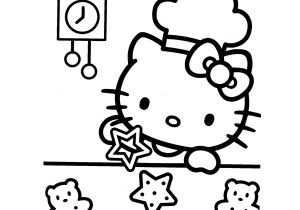 Coloriage Hello Kitty Paques Dernierã Coloriage Hello Kitty Cuisine Coloriages  