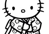 Coloriage Hellokitty Coloriage Hello Kitty Dessins A Imprimer Pour Les Moyens
