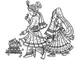 Coloriage Hindou Free Coloring Page Coloriage Adulte Mariage In N Représentation
