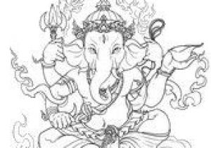 Coloriage Hindou Ganesha Colo Pinterest