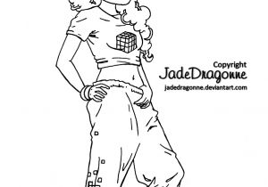 Coloriage Hip Hop Hip Hop Dancer Lineart by Jadedragonneviantart On
