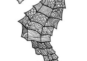 Coloriage Hippocampe à Imprimer Mandala Cp
