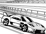 Coloriage Hot Wheels Voiture Une Voiture De Course En Plein Action   Colorier