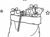 Coloriage Hotte De Noel Coloriage De Noël La Hotte Du Père Noël Remplie De Cadeaux