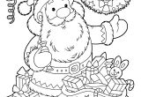 Coloriage Hotte De Noel Coloriage Le Père Noël Et Sa Hotte Remplie De Cadeaux