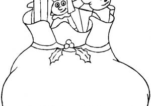 Coloriage Hotte De Noel Coloriage Noël Cadeaux Dans La Hotte