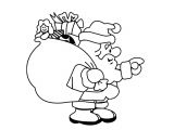 Coloriage Hotte De Noel Colorier Un Pere Noel