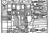 Coloriage Hundertwasser Hundertwasser Style Line Art Feel Free to Use It Art