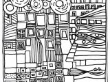 Coloriage Hundertwasser Hundertwasser Style Line Art Feel Free to Use It Art