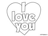 Coloriage I Love You Coloriage I Love You Simple Dessin Gratuit à Imprimer