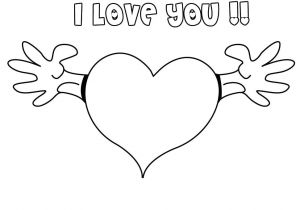 Coloriage I Love You Nos Jeux De Coloriage I Love You à Imprimer Gratuit Page