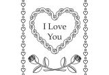 Coloriage I Love You Nos Jeux De Coloriage I Love You à Imprimer Gratuit Page