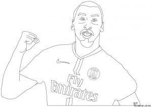 Coloriage Ibrahimovic A Imprimer Colorier Des Dessins Sur Le Football