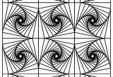 Coloriage Illusion D Optique Galerie De Coloriages Gratuits Coloriage Op Art Illusion Optique 3