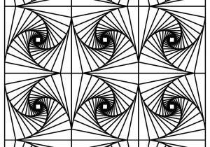 Coloriage Illusion D Optique Galerie De Coloriages Gratuits Coloriage Op Art Illusion Optique 3