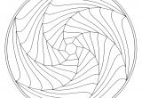 Coloriage Illusion D Optique Illusion D Optique Mandalas De Difficulté normale Mandalas