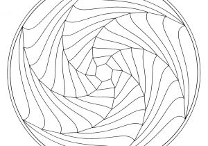 Coloriage Illusion D Optique Illusion D Optique Mandalas De Difficulté normale Mandalas