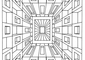 Coloriage Illusion D Optique oriages Adultes Coloriage Op Art Illusion Optique