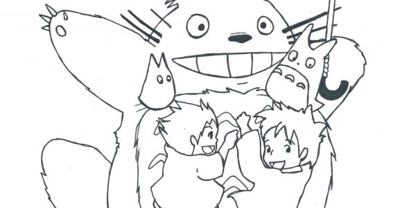 Coloriage Imprimer Mon Voisin totoro Mon Voisin totoro Coloriage Adult Coloring Pages