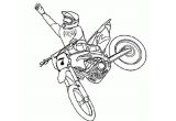 Coloriage Imprimer Moto Cross Dirt Bike Dirt Bike Rider Jump High Coloring Page