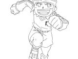 Coloriage Inazuma Eleven torch Coloriages Mark Evans En Action Fr Hellokids