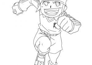 Coloriage Inazuma Eleven torch Coloriages Mark Evans En Action Fr Hellokids
