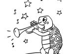 Coloriage Instrument De Musique. Hugolescargot Dessin   Colorier Instrument De Musique Typique La Trompette