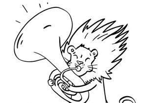 Coloriage Instrument De Musique. Hugolescargot Dessin   Colorier Instrument De Musique Typique Le Tuba