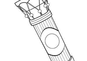 Coloriage Instrument De Musique Rigolo Coloriage Instrument De Musique Africain