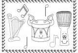 Coloriage Instrument De Musique Rigolo Coloriage Instrument De Musique Maternelle