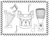 Coloriage Instrument De Musique Rigolo Coloriage Instrument De Musique Maternelle