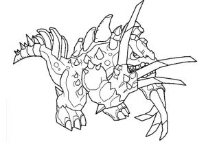 Coloriage Invizimals Dragon Nos Jeux De Coloriage Invizimals   Imprimer Gratuit
